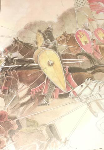 Aparece el Cid y Batallan Sancho y Alfonso