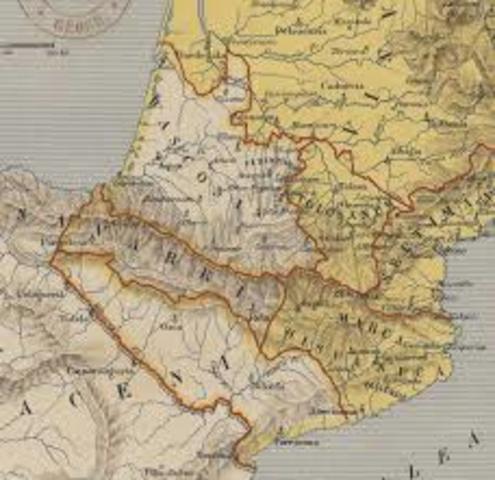 Los carolingios establecen la Marca Hispánica.