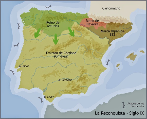 Alfonso III inicia la expansión hasta el Duero