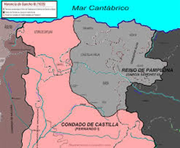 Aparece el Condado independiente de Castilla.