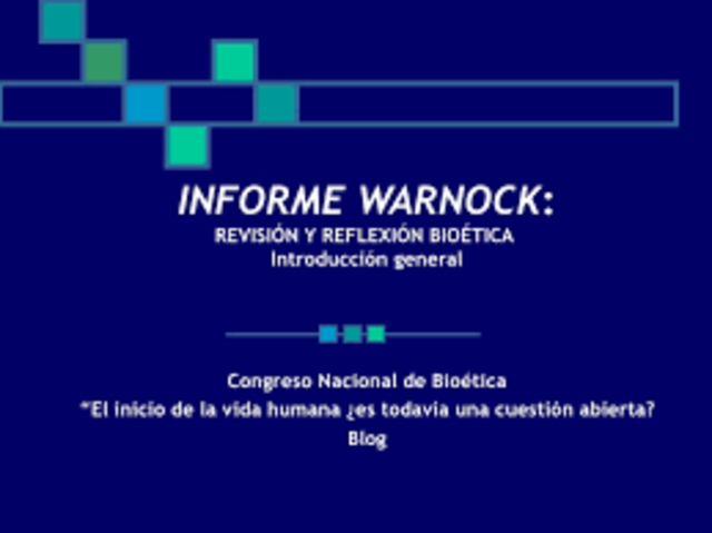 Informe Warnock
