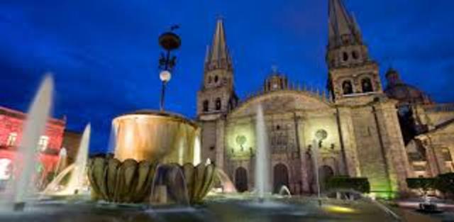 1542 Villa de Guadaljara a Valle de Atemajac