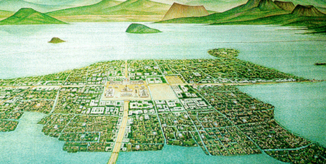 The Aztecs begin to roam present day Mexico