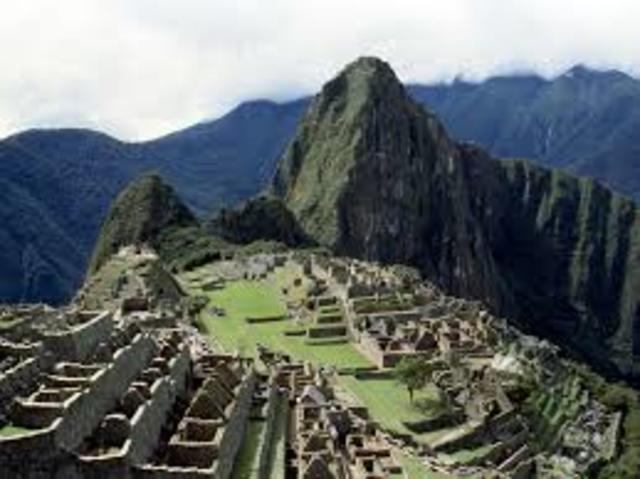 Machu Pichu is Built