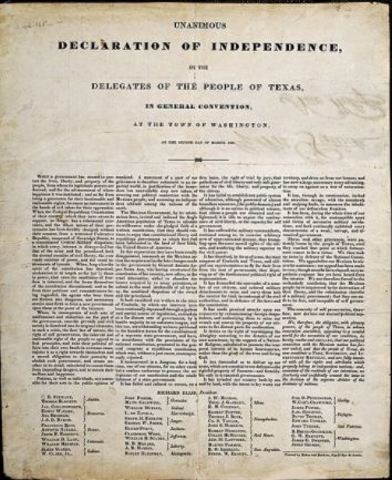 Independencia de texas.