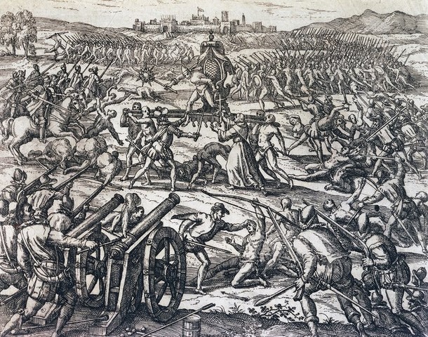 Atahualpa dies and the Spanish take over