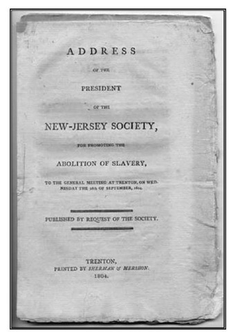 New Jersey Abolishes Slavery