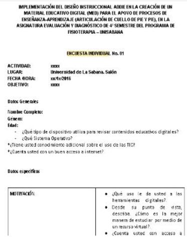 Instrumento de valoración