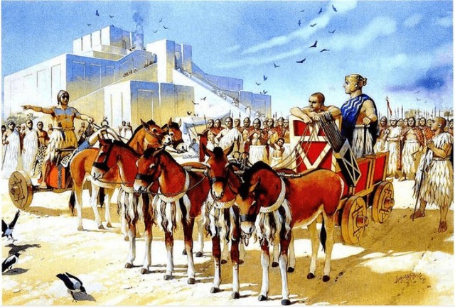 Domesticación de caballos