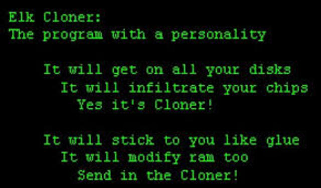 Primer virus informático.