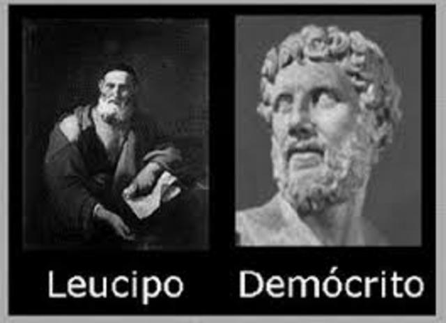 FILOSOFOS LEUCIPO Y DISCÍPULO DEMOCRITO