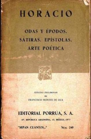 Primera obra d'Horaci