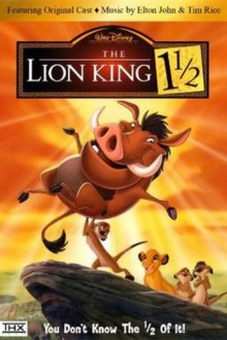 THE LION KING  1 1/2