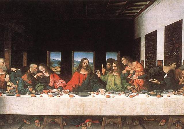 Leonardo da Vinci painted the Last Supper