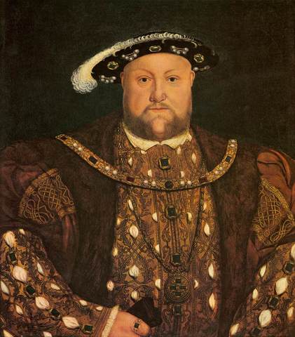 Henry VIII broke from the Church in Rome and divorced his wife