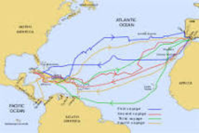 Colombus was sponsored by Queen Isabella to sail westward to reach Asia