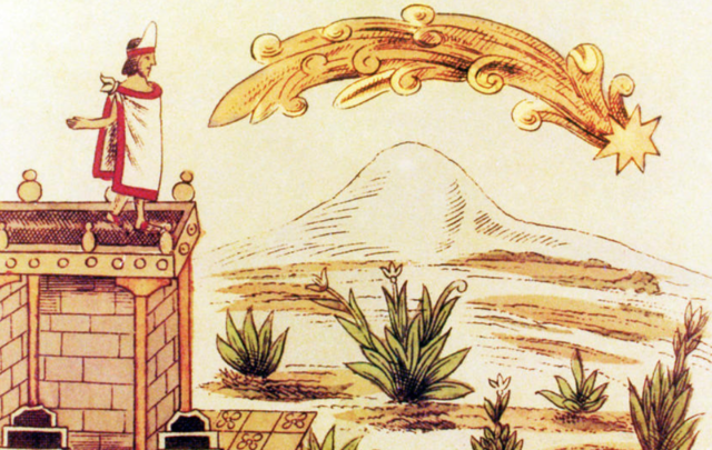 A comet is spotted which means doom appears