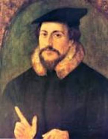 John Calvin established the idea of predestination