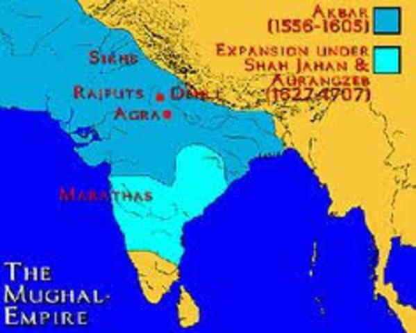 The Mughal Empire began in Northern India