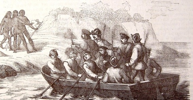 Llegada a la isla Deseada