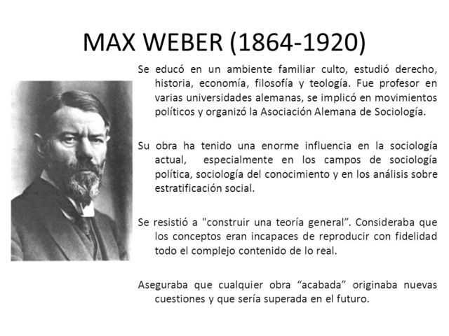 MAX WEBER