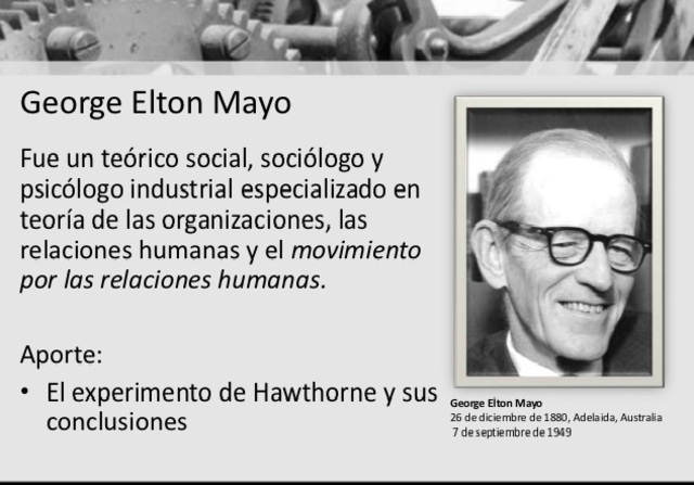 ELTON MAYO.