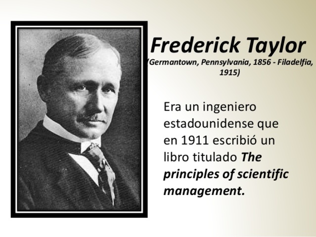 FREDERICK TAYLOR