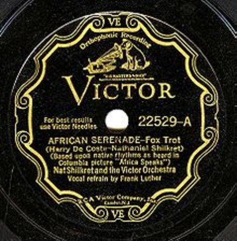 The first African music gets recorded