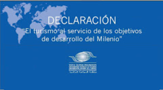 Declaración del Milenio y el Turismo.