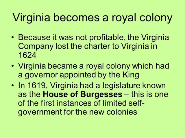 Virginia Colonies