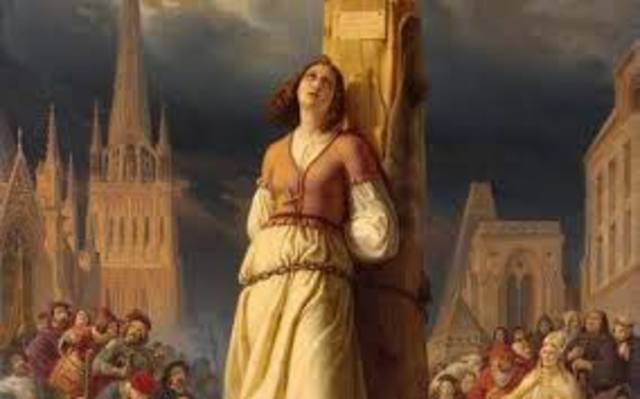 Joan of Arc Burned at the Stake