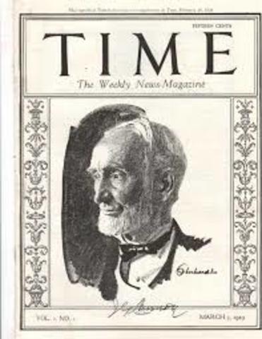 First Issue of Time Magazine