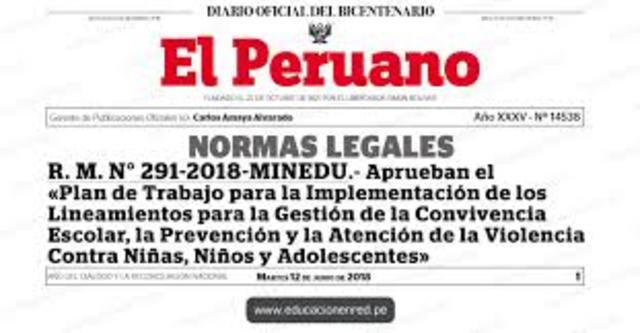 Decreto Supremo N° 004-2018-MINEDU - Presidencia & MINEDU