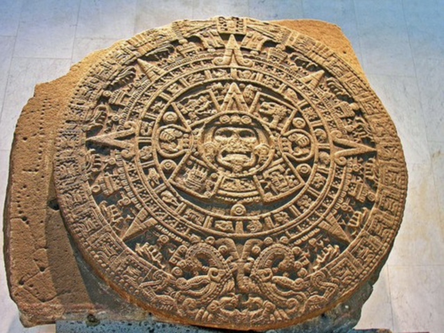 Sun Stone Carved