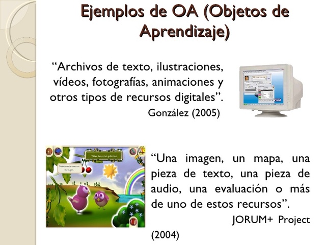 Mason, Pegler y Weller "Objetos de Aprendizaje"