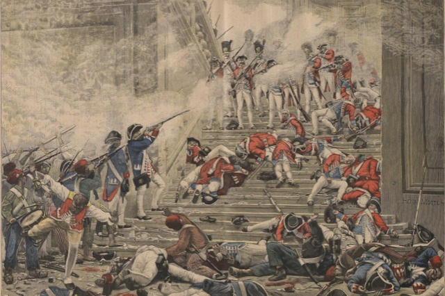 The first invasion of the tuleries