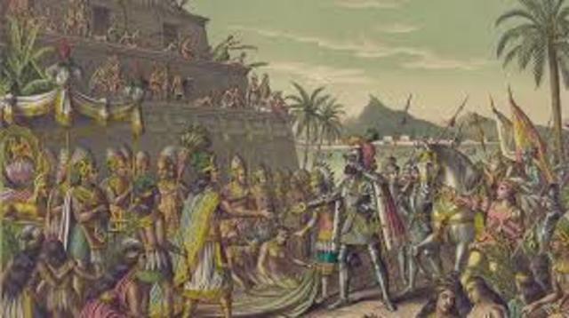 Cortez conquers the Aztecs