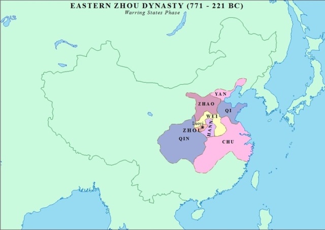 The fall of the Zhou Dynasty