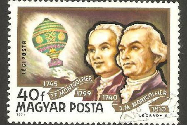 Primera demostración de un globo aerostático