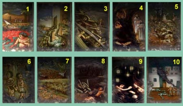 Erupción del Volcán en Santorini