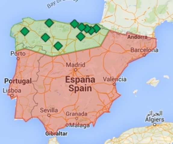 Inicio de las guerras cántabro-astures.