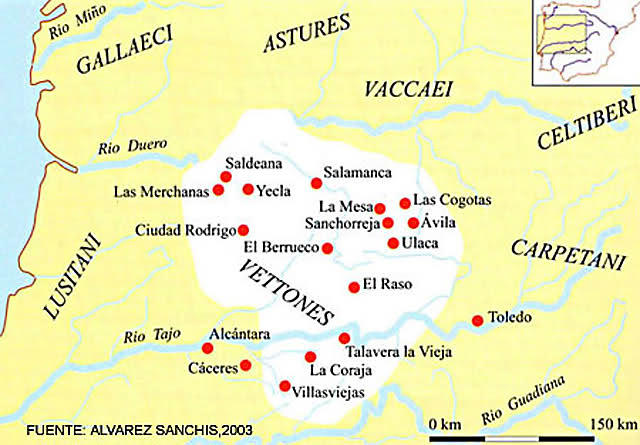 Vettones, fueron uno de los pueblos más importantes que habitaron en Extremadura, se asentaron principalmente en la zona norte de Extremadura ( Cáceres, Salamanca).