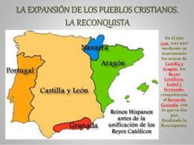 1492 d.C: Reconquista finalizada.