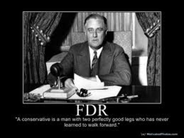 FDR takes office