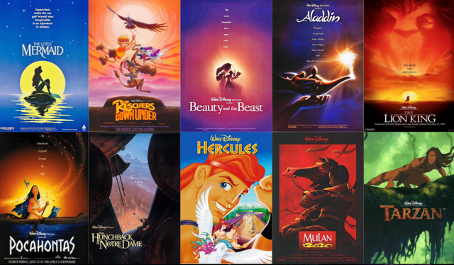 The Disney Renaissance(1989-1999)