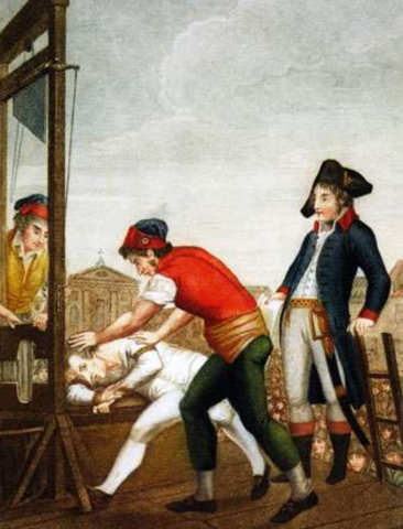 Maximilian Robespierre execution
