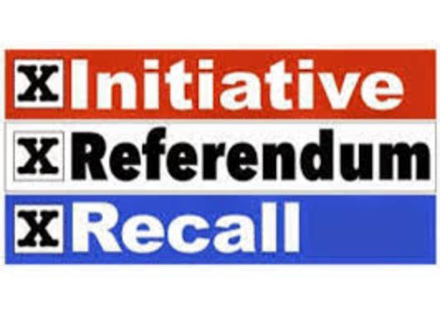 initiative, referendum, recall