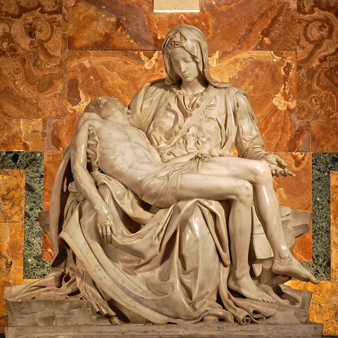Michelangelo sculpted the Pieta