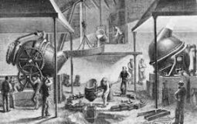 Bessemer steel production