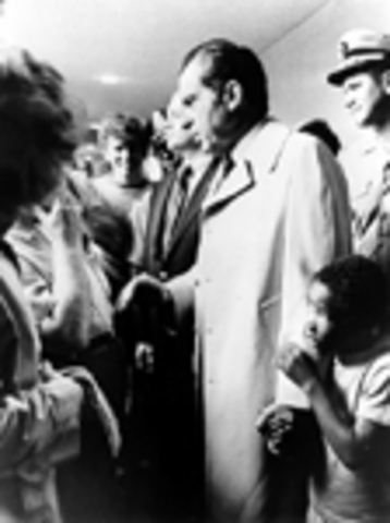 meets with flood victims